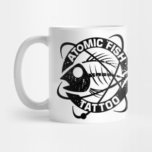 Atomic Fish Tattoo Original Black Mug